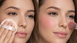 Blush After Powder Technique Creates Soft Diffused Makeup Finish That Looks Natural and Effortless