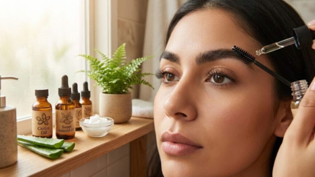 Grow Thicker Eyebrows and Eyelashes