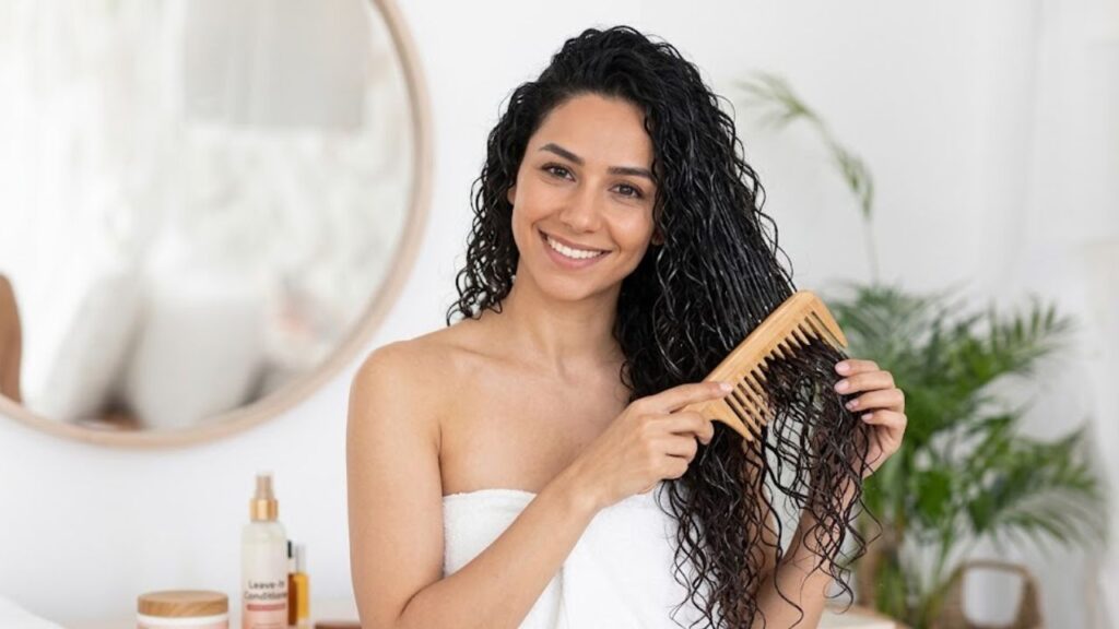 How to Comb Curly