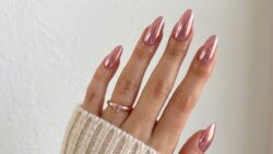 23 Pink Chrome Nail Ideas That Put a Shiny Twist on the Classic Color