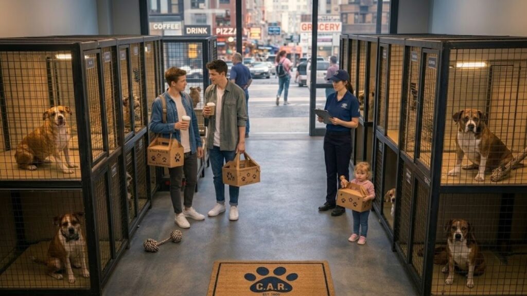 Mandatory shelter dog adoption