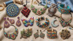 14 Embroidered Jewellery Pieces Transform Beads and Sequins Into Stunning Wearable Fashion Art