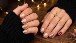 Jennifer Lopez Silver French Manicure Trend Inspiring Festive Holiday Nail Looks Everyone Will Want to Wear