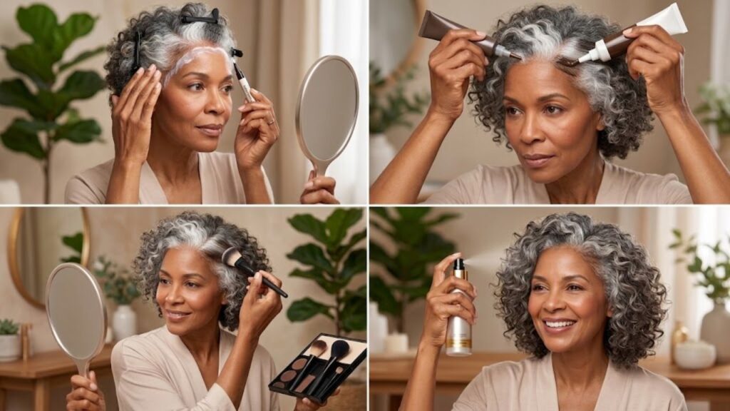 Goodbye Hair Dye as the Grey Coverage