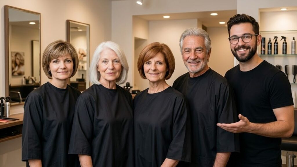 Short haircut for fine hair