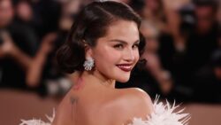 Bronze Manicure Style: Selena Gomez Matches Nails With Makeup Creating a Perfect Beauty Moment