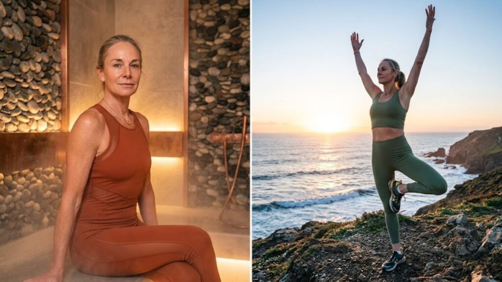 her 40-minute low-impact routine