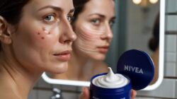 Nivea : I applied the blue cream every night to only one side of my face for a week, here’s what happened