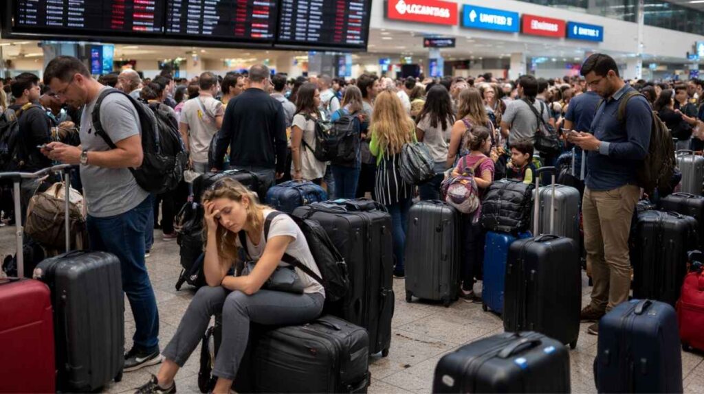 Hundreds of Passengers Left Abandoned